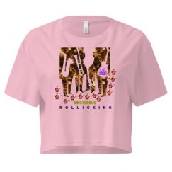 Ladies Festival Cali Crop Top Tee