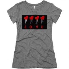 Ladies Slim Fit Super Soft Triblend Tee
