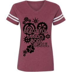 Ladies Relaxed Fit Vintage Sports Tee