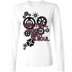 Ladies Relaxed Fit Basic Long Sleeve Tee