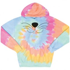 Unisex Tie-Dye Fleece Hoodie