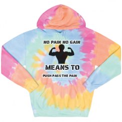 Unisex Tie-Dye Fleece Hoodie