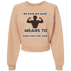 Women's Raglan Pullover Fleece