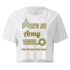 Ladies Festival Cali Crop Top Tee