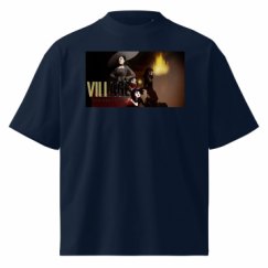 Unisex Organic Oversized High Neck T-Shirt