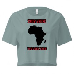 Ladies Festival Cali Crop Top Tee