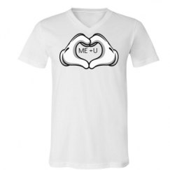 Unisex V-Neck Jersey Tee