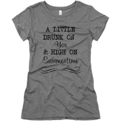 Ladies Slim Fit Super Soft Triblend Tee