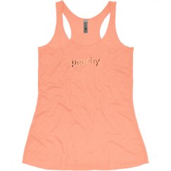 Ladies Slim Fit Super Soft Racerback Triblend Tank