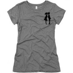 Ladies Slim Fit Super Soft Triblend Tee