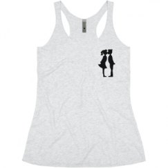 Ladies Slim Fit Super Soft Racerback Triblend Tank