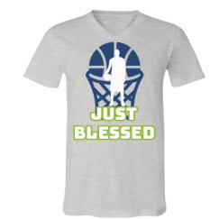 Unisex V-Neck Jersey Tee