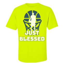 Unisex Ultra Cotton Safety Neon Crewneck Tee