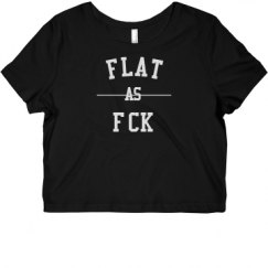 Ladies Slim Fit Crop Top Tee