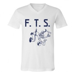 Unisex V-Neck Jersey Tee