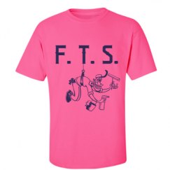 Unisex Ultra Cotton Safety Neon Crewneck Tee