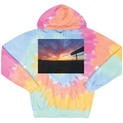 Unisex Tie-Dye Fleece Hoodie