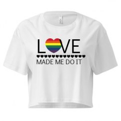 Ladies Festival Cali Crop Top Tee