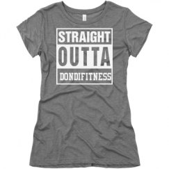 Ladies Slim Fit Super Soft Triblend Tee