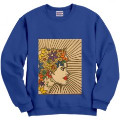 Unisex Film and Foil Crewneck Sweatshirt