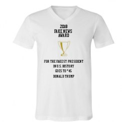 Unisex V-Neck Jersey Tee