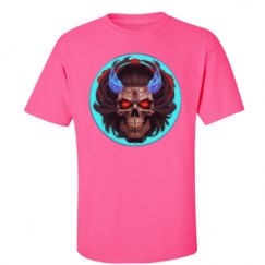 Unisex Ultra Cotton Safety Neon Crewneck Tee