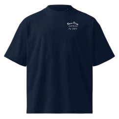 Unisex Organic Oversized High Neck T-Shirt