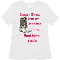 Ladies Relaxed Fit Super Soft Triblend Tee