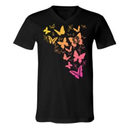 Unisex V-Neck Jersey Tee