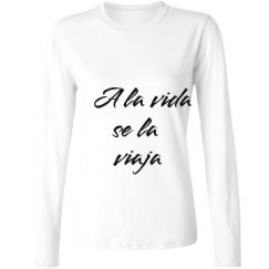 Ladies Relaxed Fit Basic Long Sleeve Tee