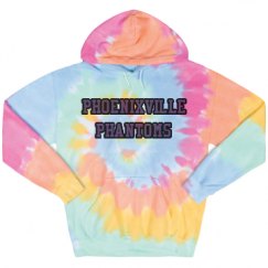 Unisex Tie-Dye Fleece Hoodie