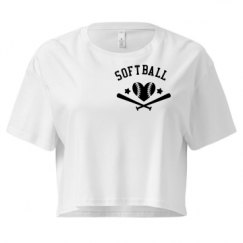 Ladies Festival Cali Crop Top Tee