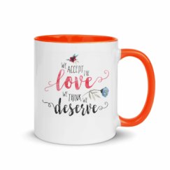 11oz Ceramic Mug with Color Inside