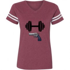 Ladies Relaxed Fit Vintage Sports Tee