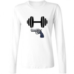 Ladies Relaxed Fit Basic Long Sleeve Tee