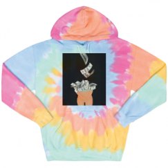 Unisex Tie-Dye Fleece Hoodie