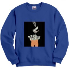 Unisex Film and Foil Crewneck Sweatshirt