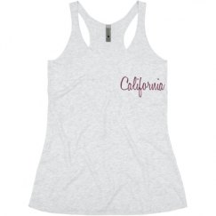 Ladies Slim Fit Super Soft Racerback Triblend Tank