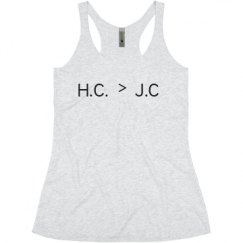 Ladies Slim Fit Super Soft Racerback Triblend Tank