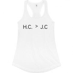 Ladies Slim Fit Racerback Tank Top