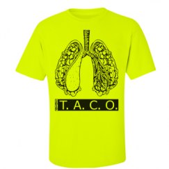 Unisex Ultra Cotton Safety Neon Crewneck Tee