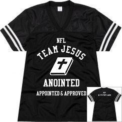 Black/White Team Jesus Women's Jersey