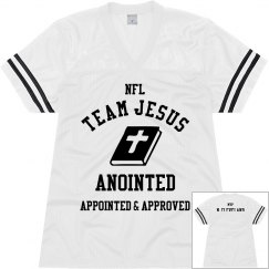 White/Black Team Jesus Women's Jersey