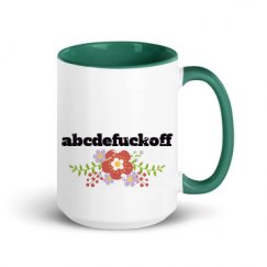 15oz Ceramic Mug with Color Inside