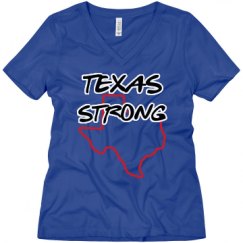 Ladies Relaxed Fit V-Neck Tee