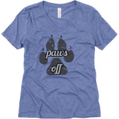 Ladies Relaxed Fit Super Soft Triblend V-Neck Tee