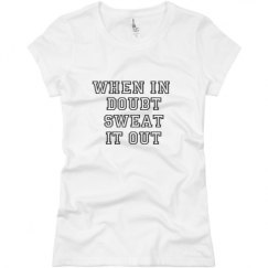 Ladies Slim Fit Basic Promo Jersey Tee