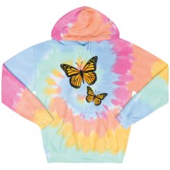 Unisex Tie-Dye Fleece Hoodie