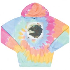 Unisex Tie-Dye Fleece Hoodie