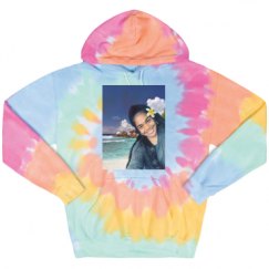 Unisex Tie-Dye Fleece Hoodie